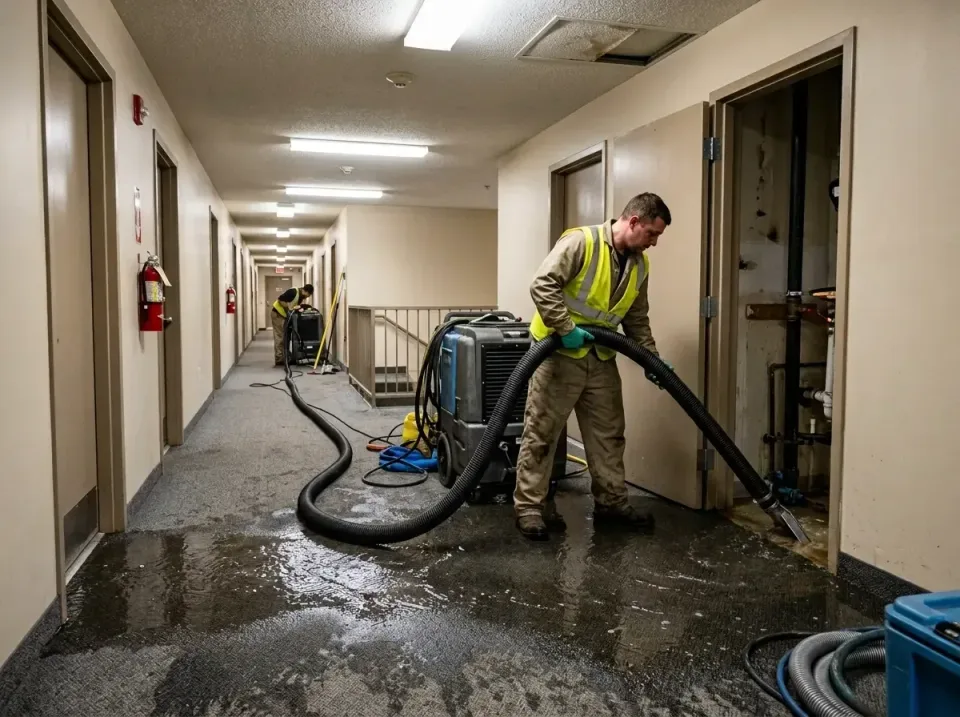 multi-unit-apartment-hallway-f-005 — frequently asked questions, Emergency Burst Pipe Water Extraction & Removal in Gridley,…